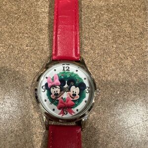 Ina Beige and Red Leather Strap